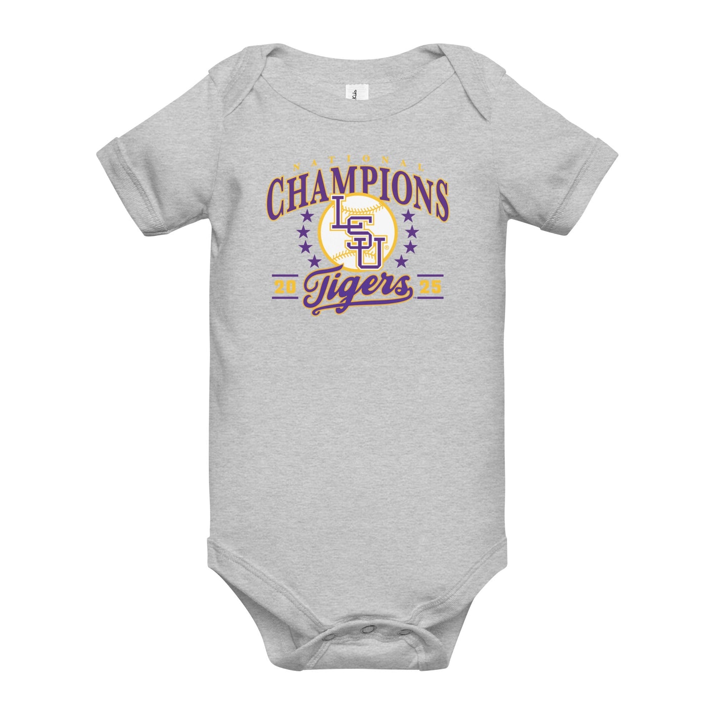 LSU Baseball National Championship One-Piece Baby Romper