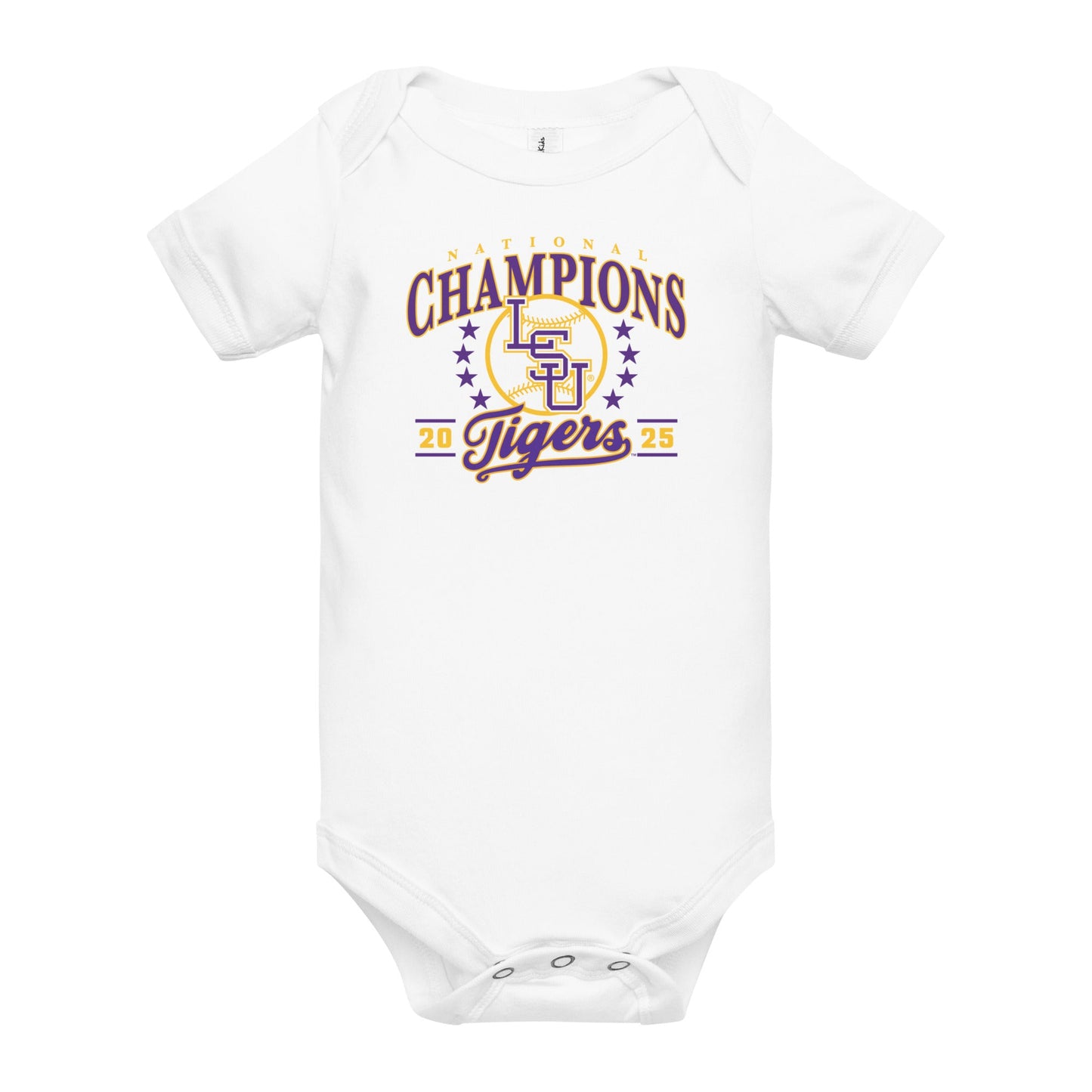 LSU Baseball National Championship One-Piece Baby Romper