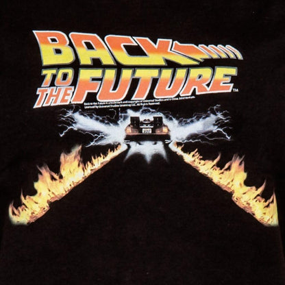 Back to the Future Flames Juniors T Shirt