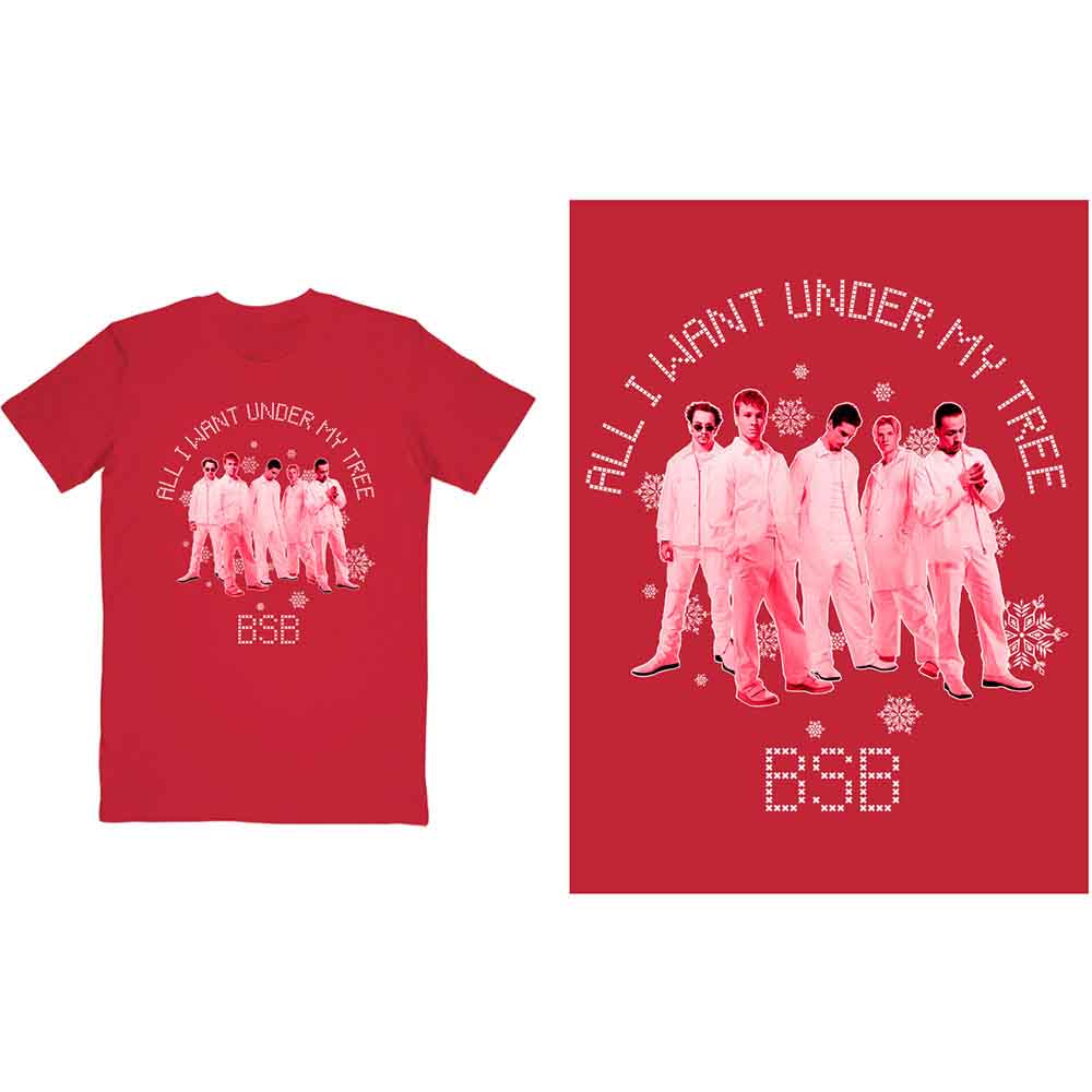 Backstreet Boys All I Want Xmas Mens T Shirt