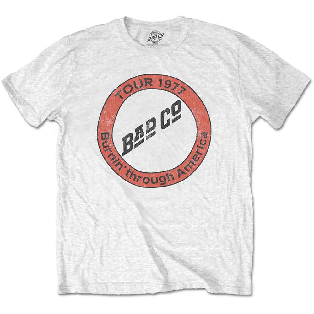 Bad Company Burnin' Through America Mens T Shirt