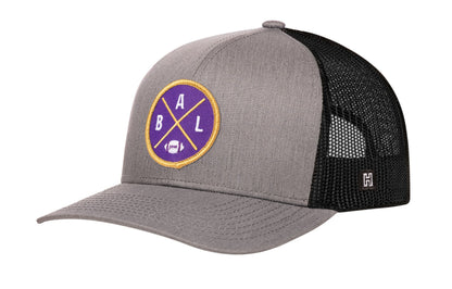 Baltimore Trucker Haka Hat Black BAL X Football Snapback