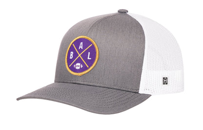 Baltimore Trucker Haka Hat Black BAL X Football Snapback