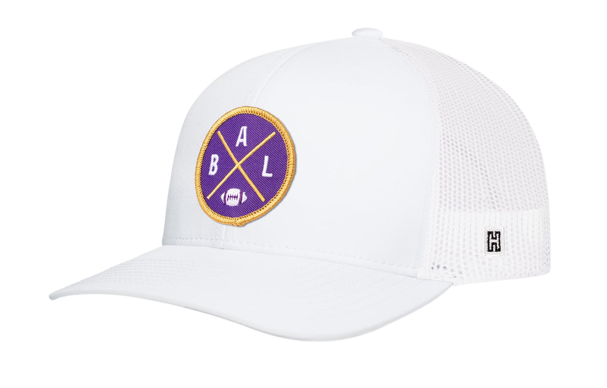 Baltimore Trucker Haka Hat Black BAL X Football Snapback