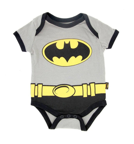 Batman Suit Gray Baby Onesie Romper