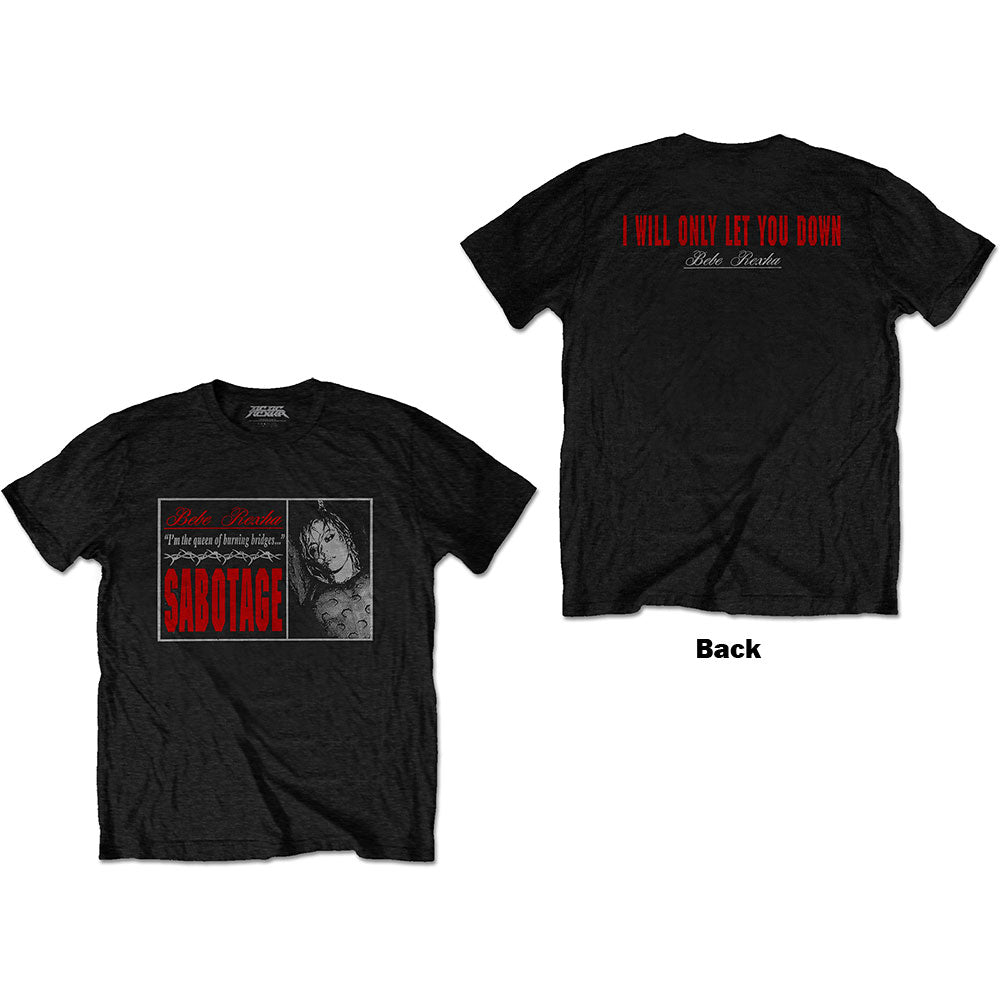 Bebe Rexha Sabotage - Let You Down Mens T Shirt