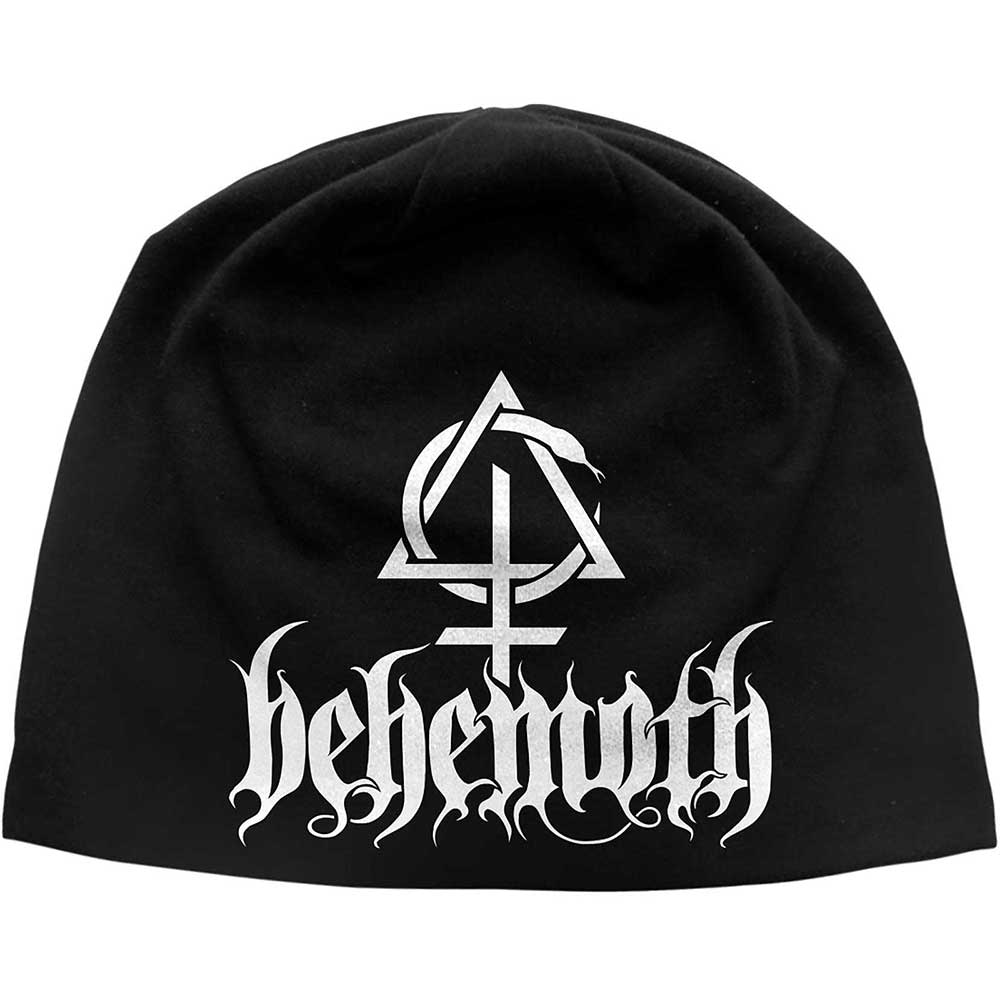Behemoth Opvs Contra Natvram JD Print Beanie Hat Black