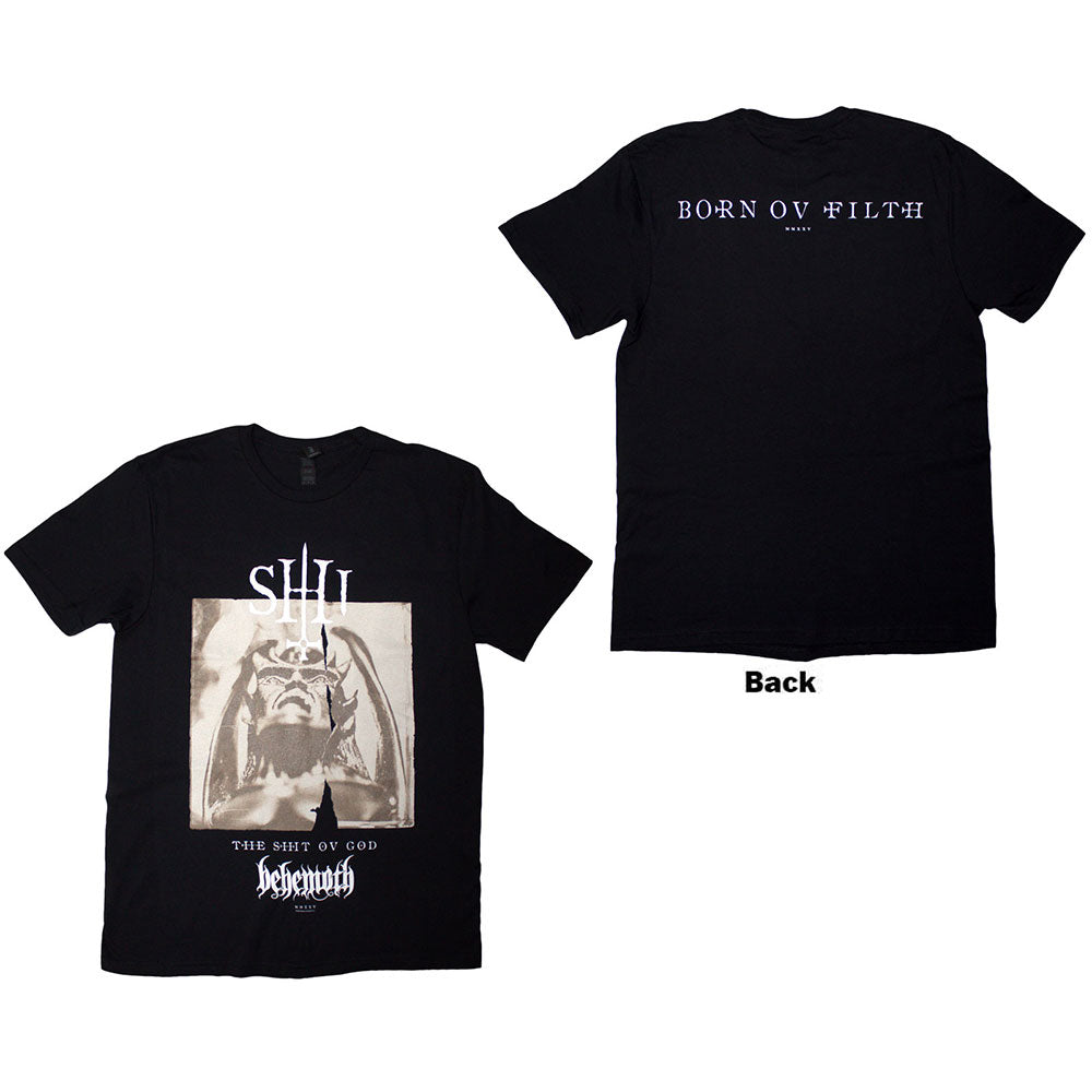 Behemoth The Shit Ov God Parchment Mens T Shirt