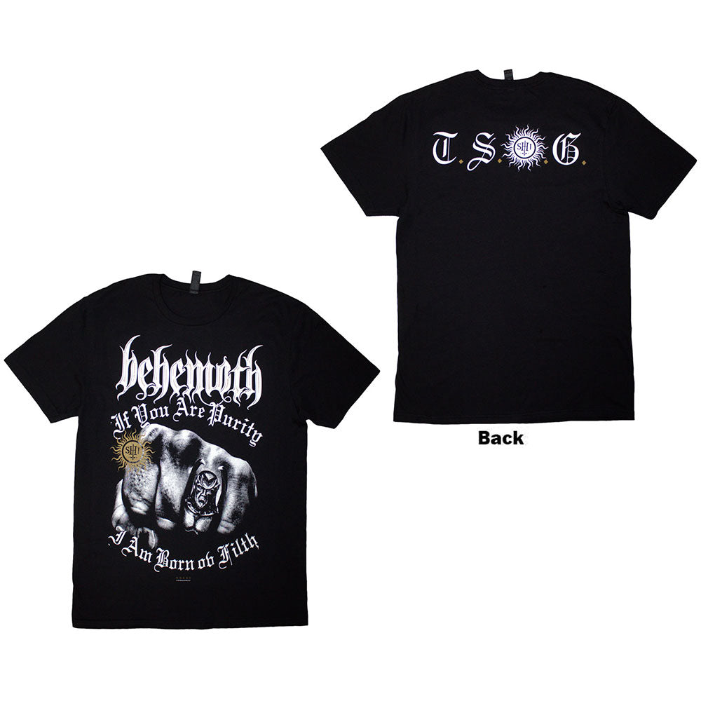 Behemoth The Shit Ov God Purity Fist Mens T Shirt