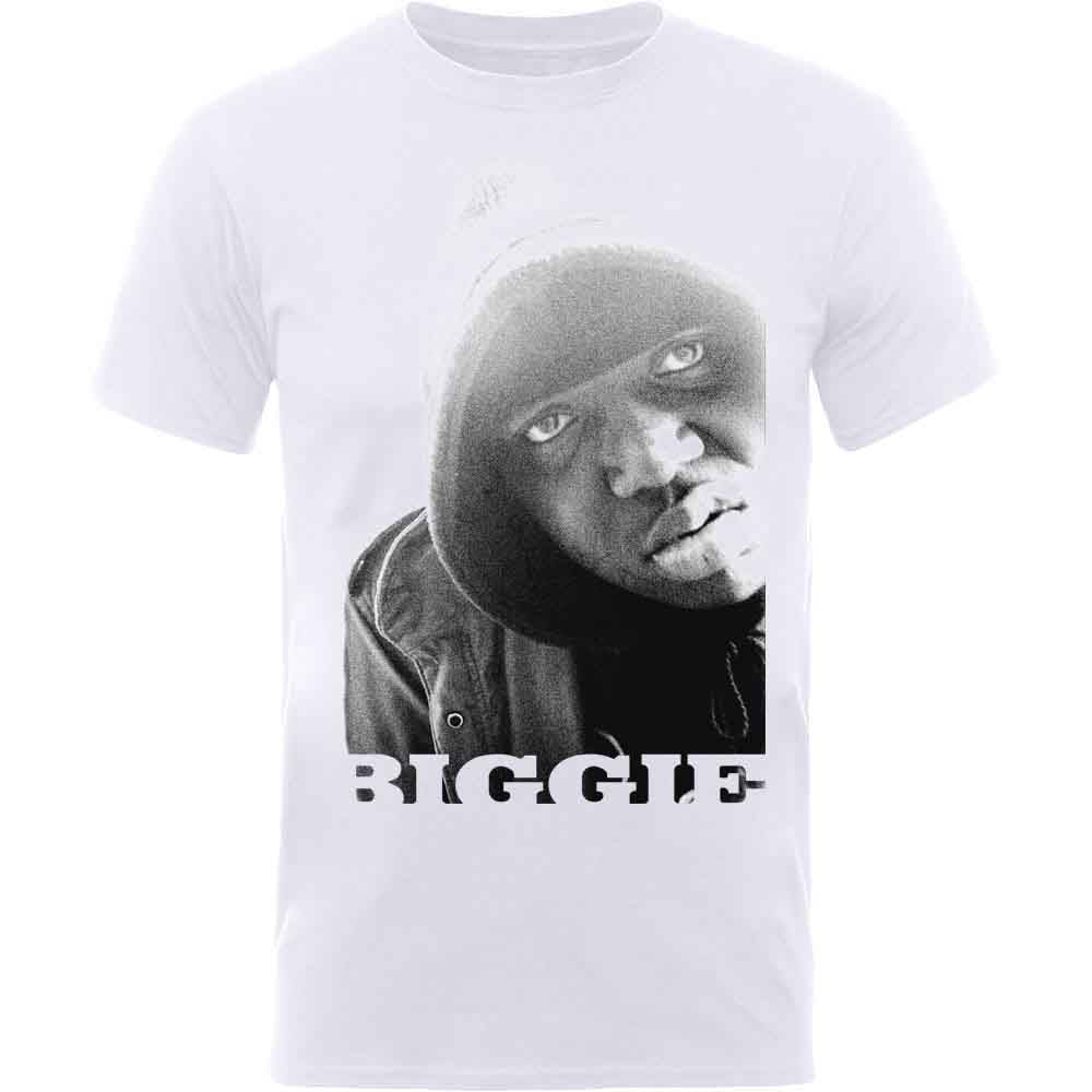 Biggie Smalls B&W Portrait Mens T Shirt