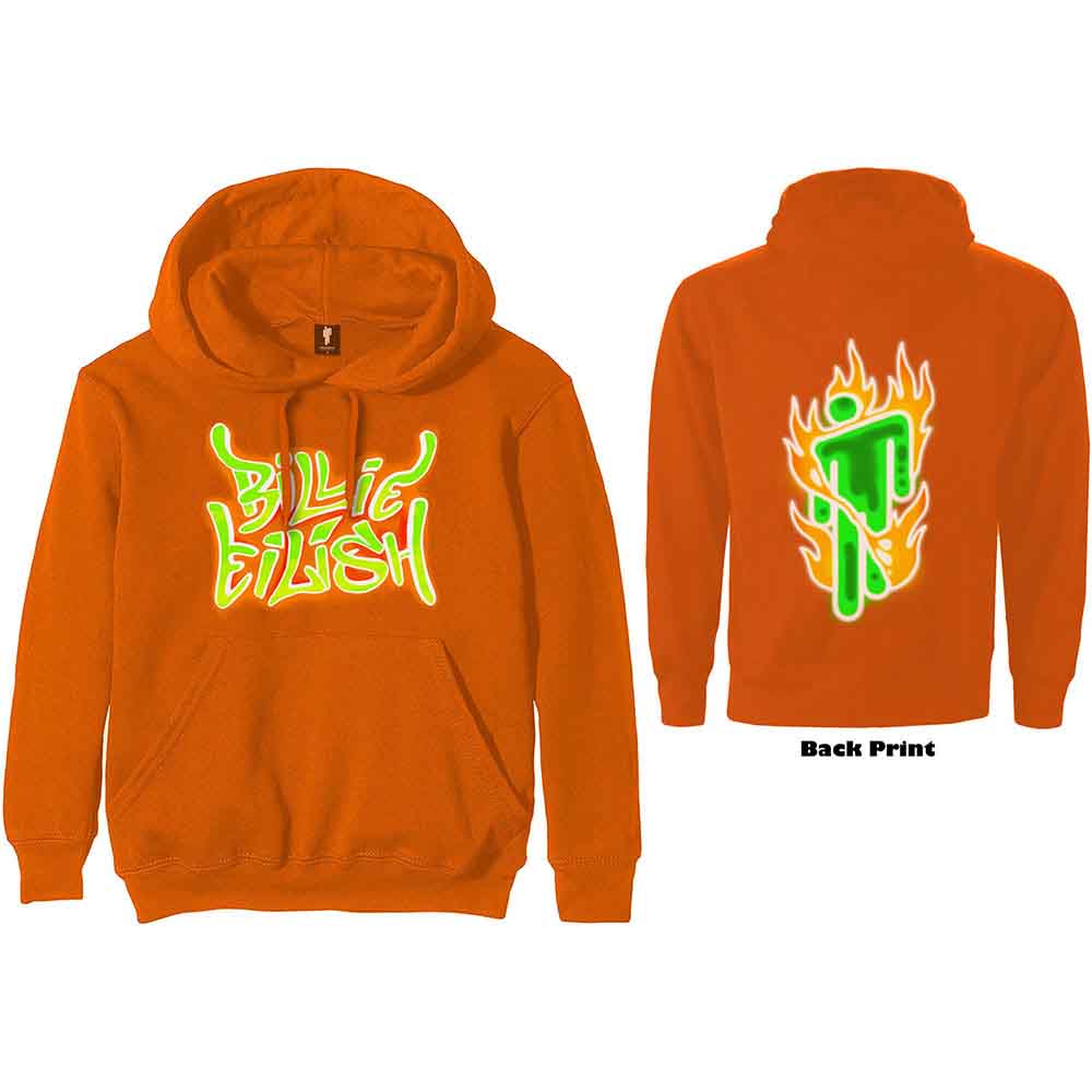 Billie Eilish Airbrush Flames Blohsh