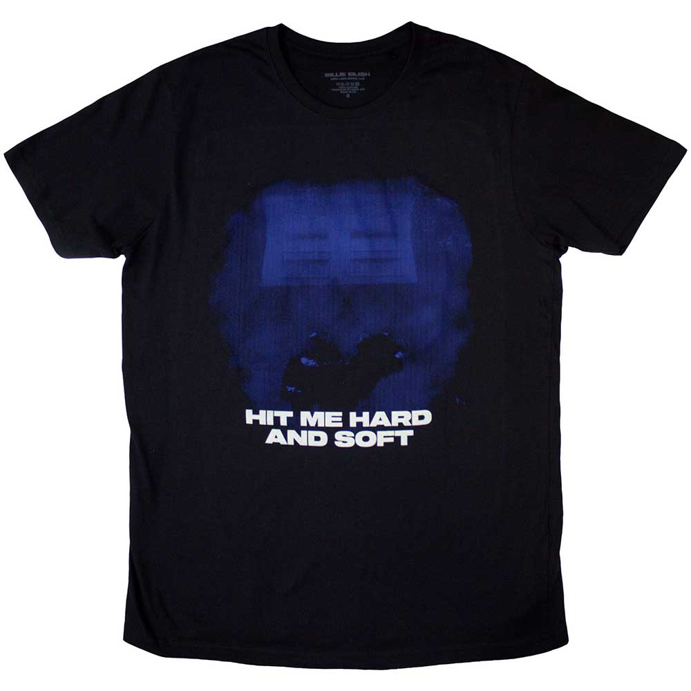 Billie Eilish Hit Me Hard And Soft Blue Lines Mens T Shirt