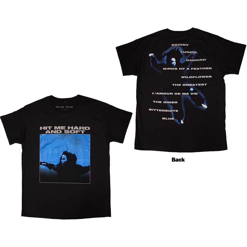 Billie Eilish Hit Me Hard And Soft Tracklist Mens T Shirt