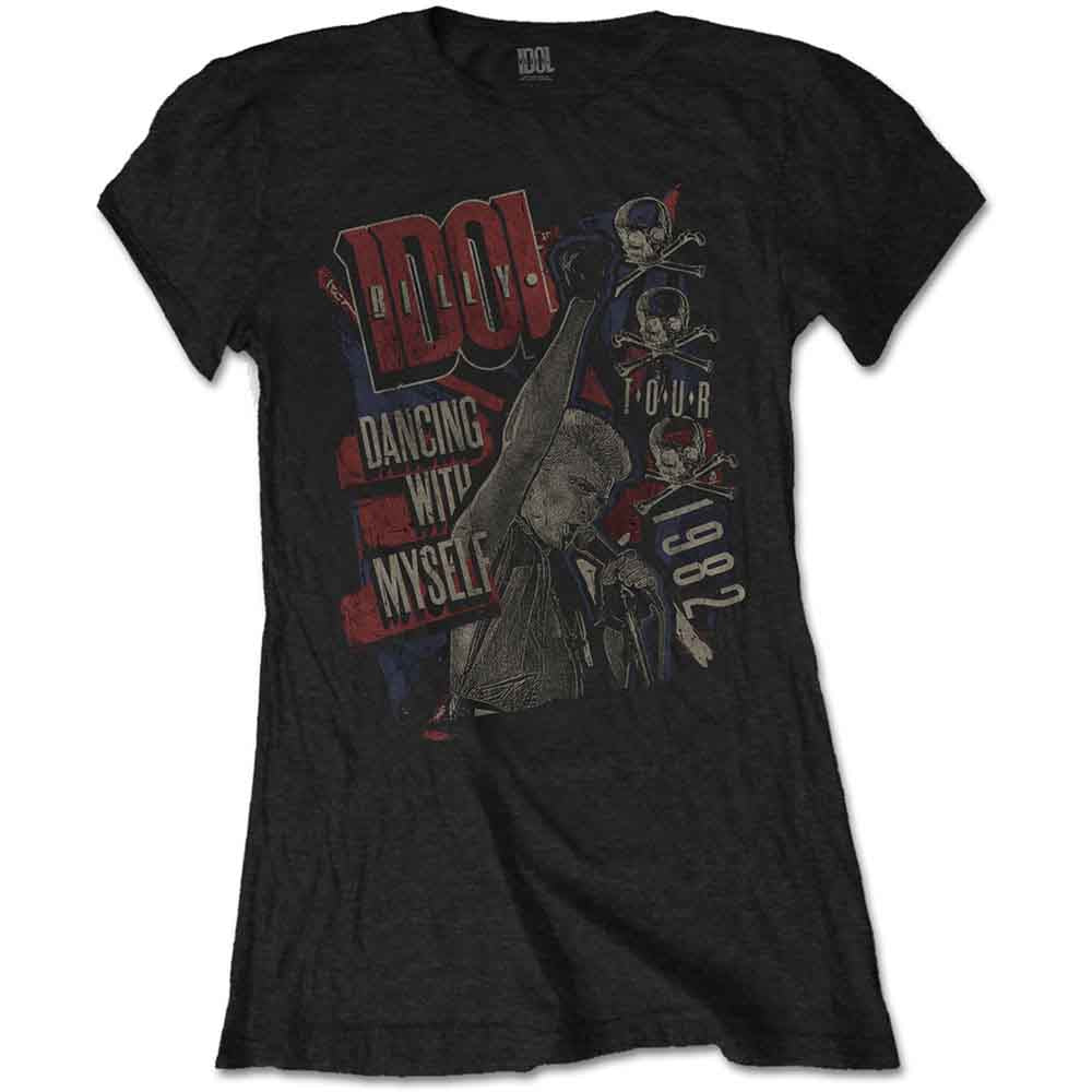 Billy Idol Dancing with Myself Womens T Shirt