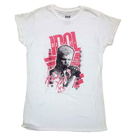Billy Idol Rebel Yell Womens T Shirt