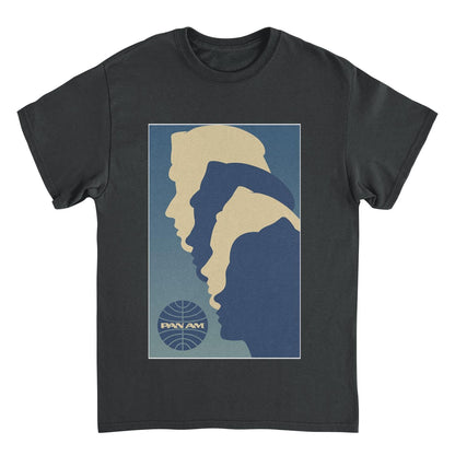 Pan Am Crew Silhouette Black Mens T Shirt