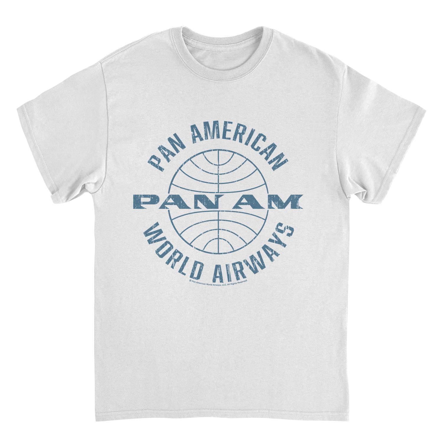 Pan Am Pan American World Airways White Mens T Shirt