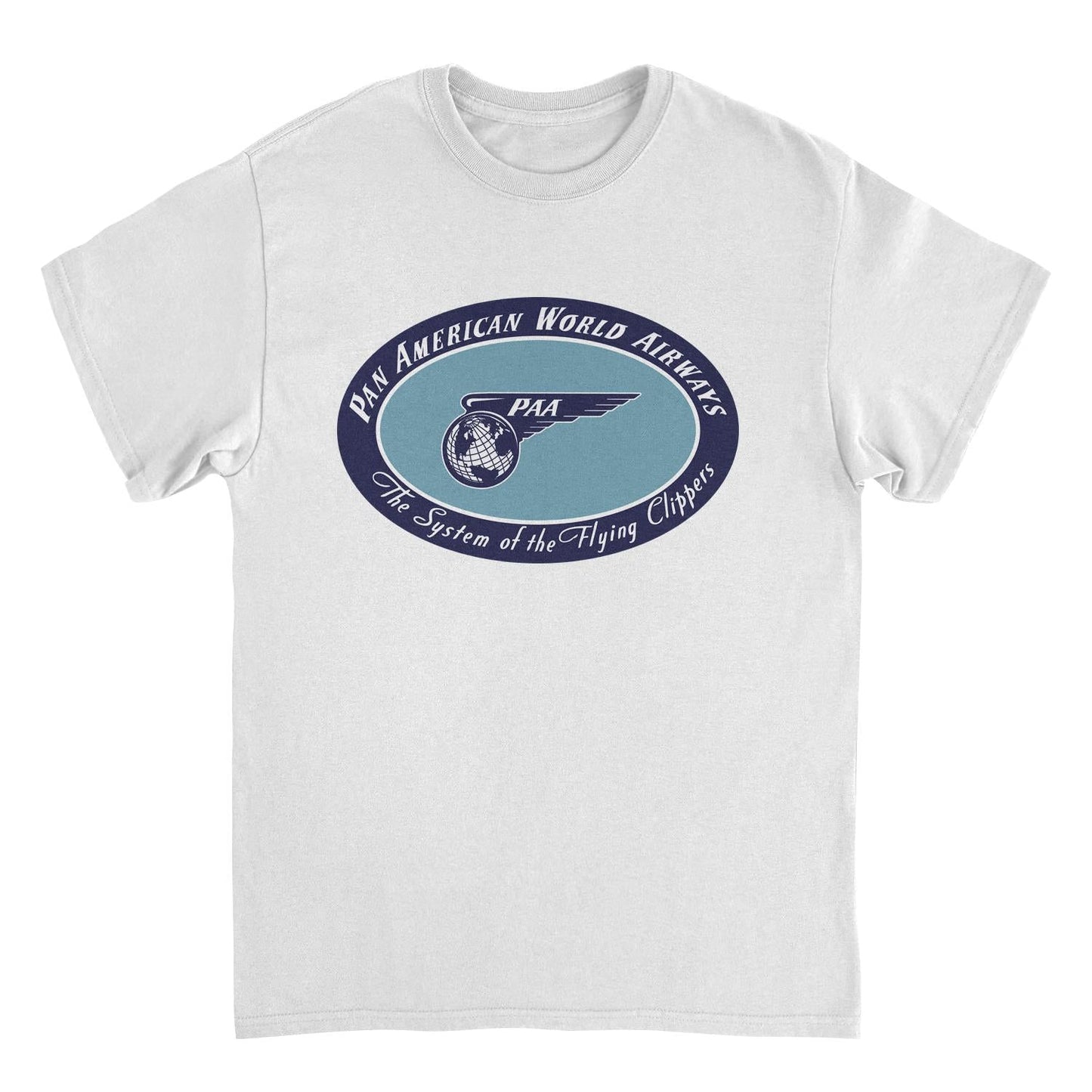 Pan Am the System of the Flying Clippers White Mens T Shirt