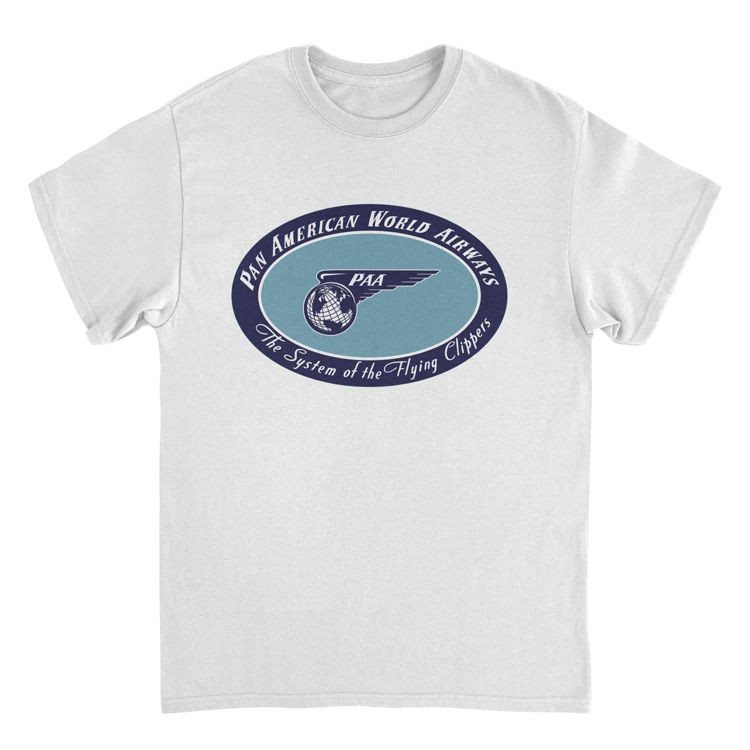 Pan Am the System of the Flying Clippers White Mens T Shirt