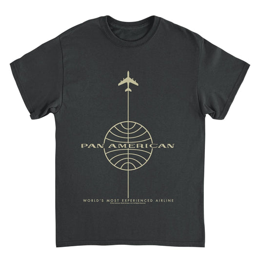 Pan Am Worlds Most Experienced Airline Black Mens T Shirt