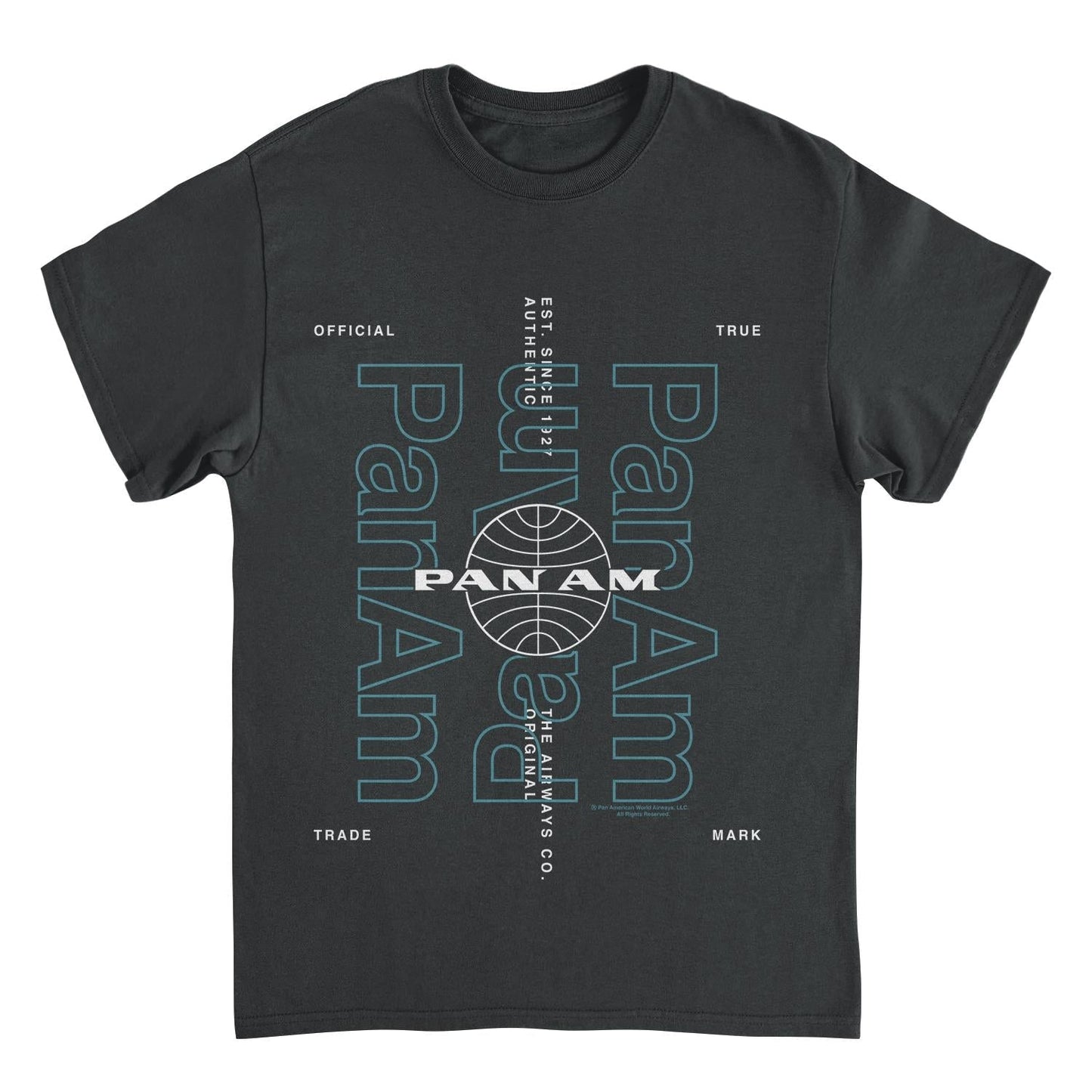 Pan Am Original Airways Co Black Mens T Shirt