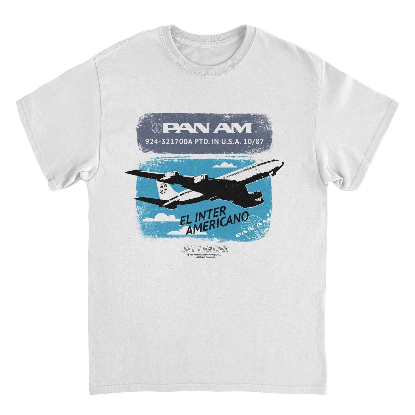 Pan Am El Inter Americano White Mens T Shirt