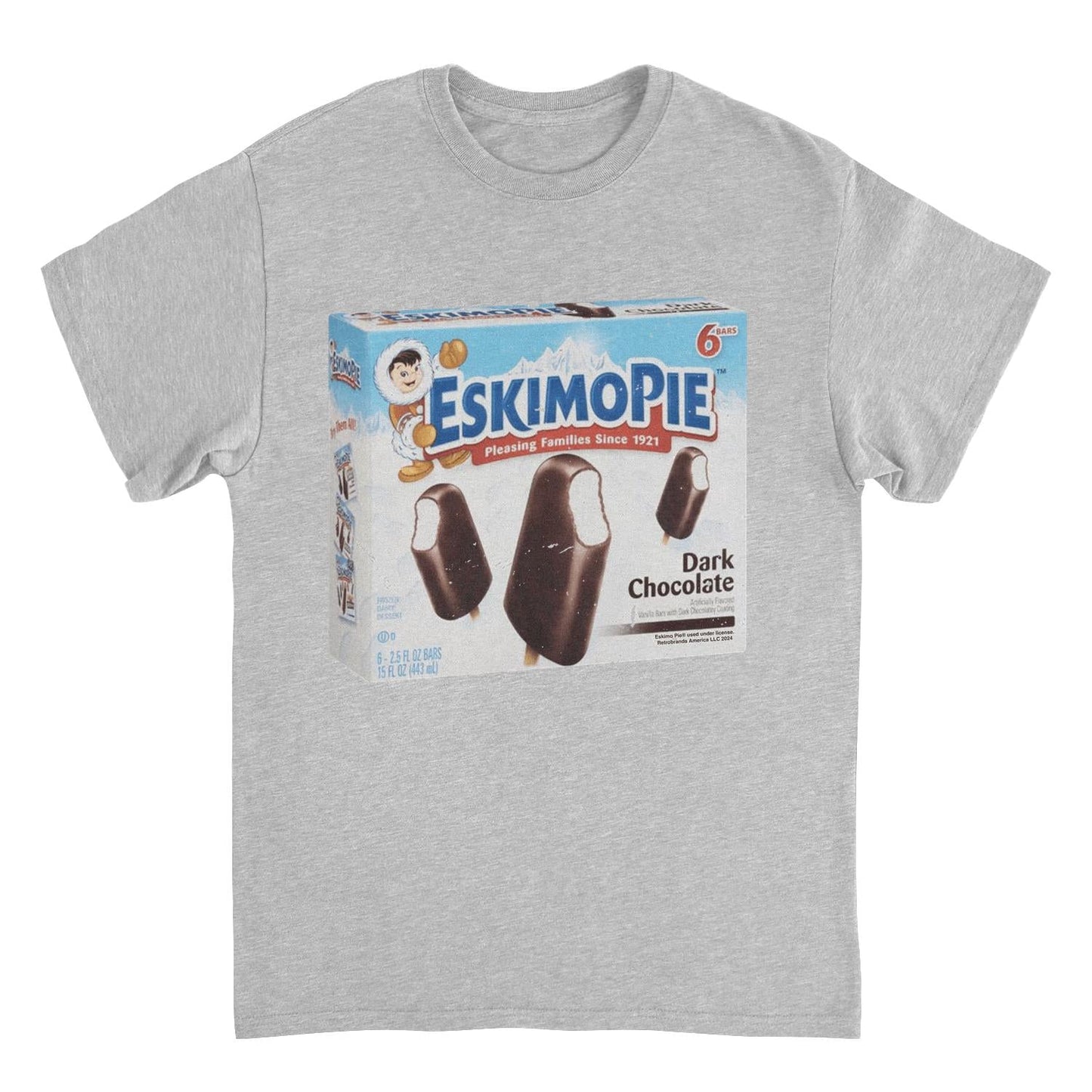 Eskimo Pie Dark Chocolate Ice Cream Sport Grey Mens T Shirt