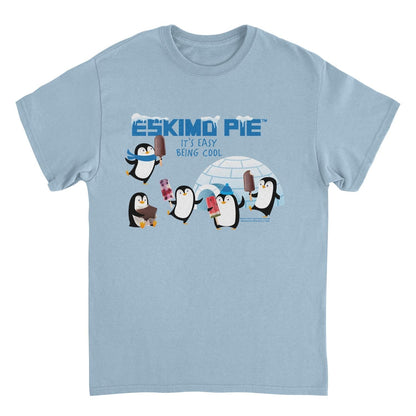 Eskimo Pie Its Easy Being Cool Retro Light Blue Mens T Shirt