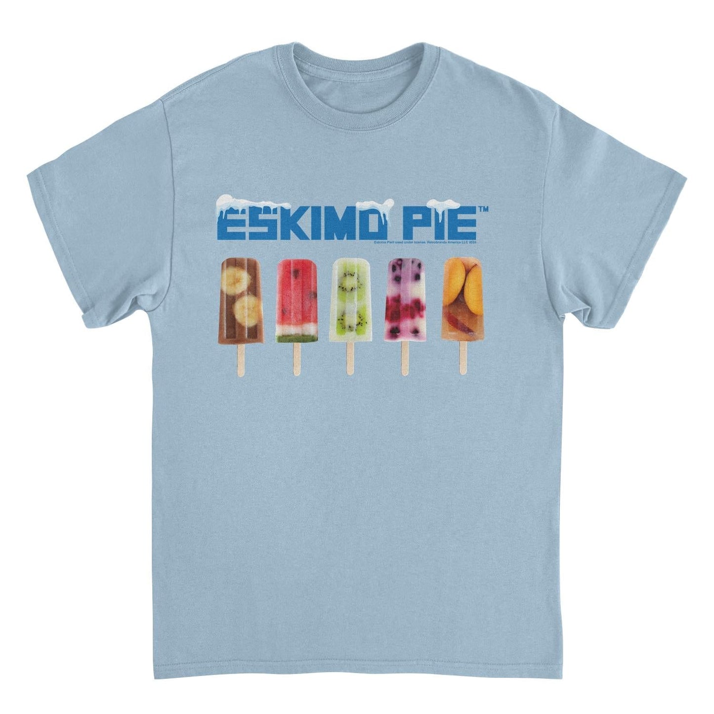 Eskimo Pie Retro Ice Lolly Selection Light Blue Mens T Shirt