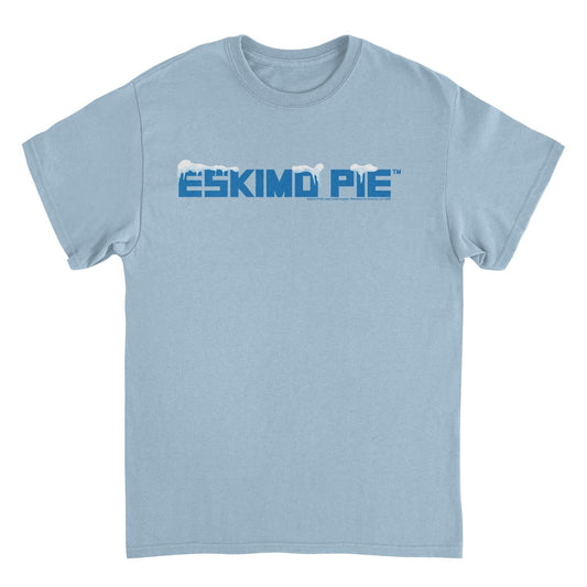 Eskimo Pie Retro Ice Cream Bar Logo Light Blue Mens T Shirt