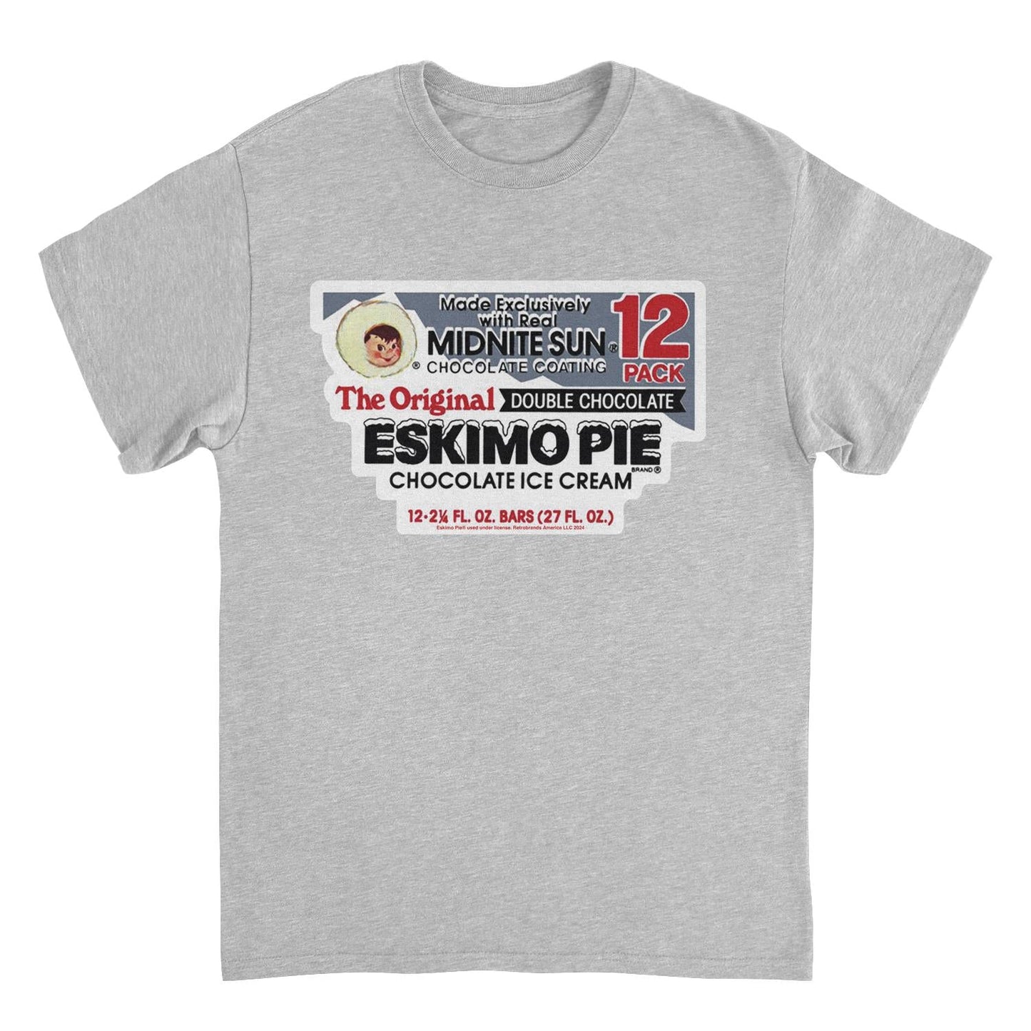 Eskimo Pie the Original Double Chocolate Sport Grey Mens T Shirt