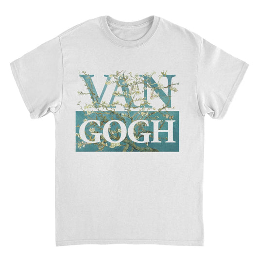 Classic Paintings Van Gogh Blossoms White Mens T Shirt