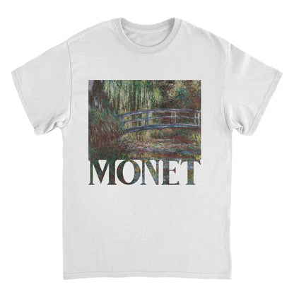 Classic Paintings Monet Water Lily Pond White Mens T Shirt