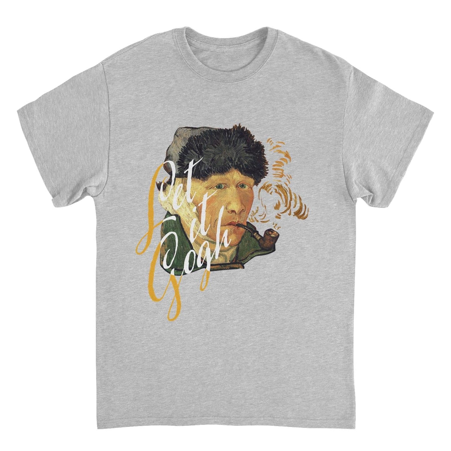 Classic Paintings Let it Gogh Sport Grey Mens T Shirt