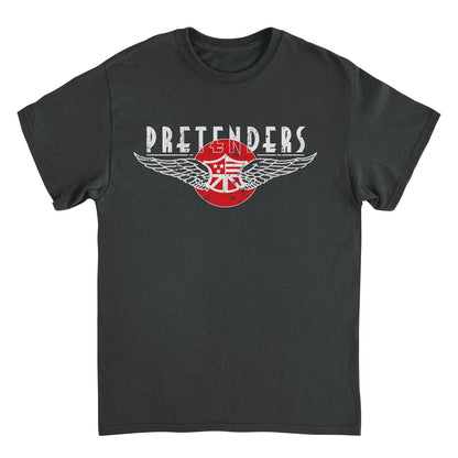 The Pretenders Pretenders Winged Emblem Black Mens T Shirt