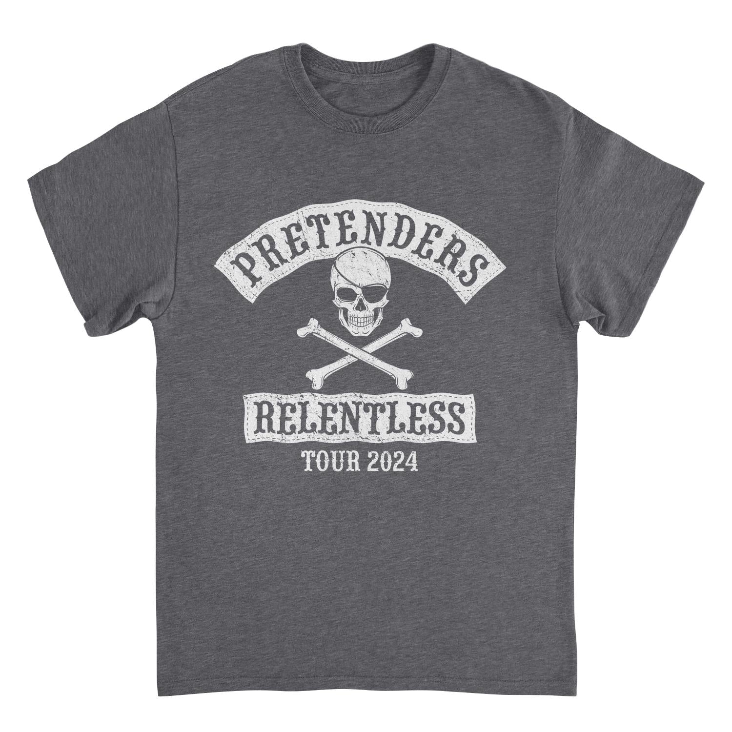 The Pretenders Relentless Tour Dark Heather Mens T Shirt