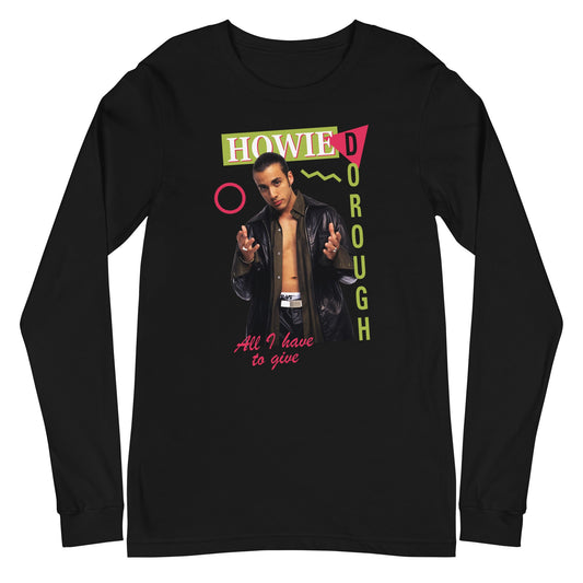 Backstreet Boys - Howie Dorough Long Sleeve Shirt