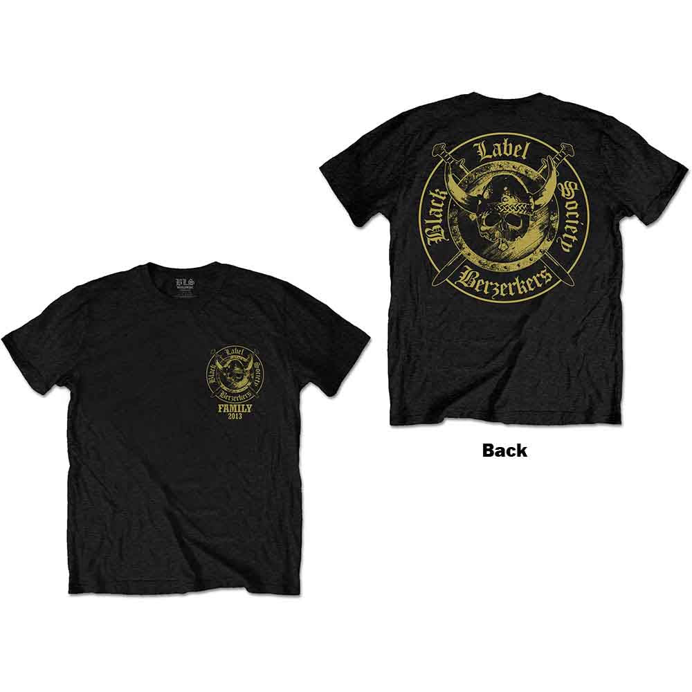 Black Label Society Berzerkers Mens T Shirt