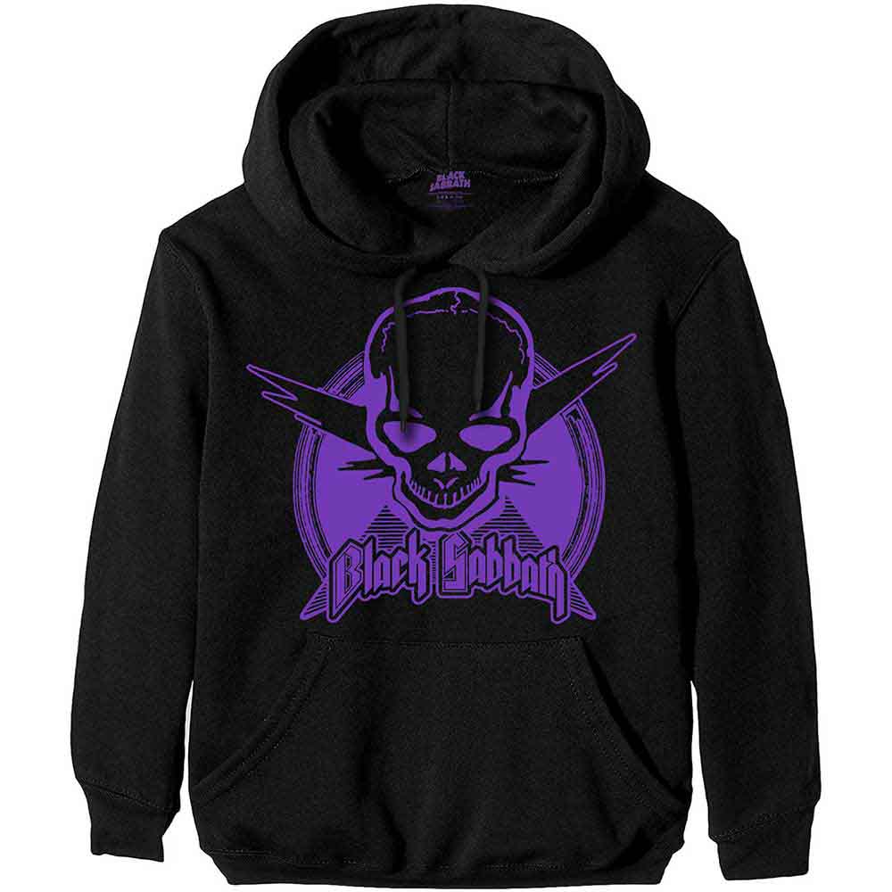 Black Sabbath Aviation Skull Sweatshirt Hoodie Black