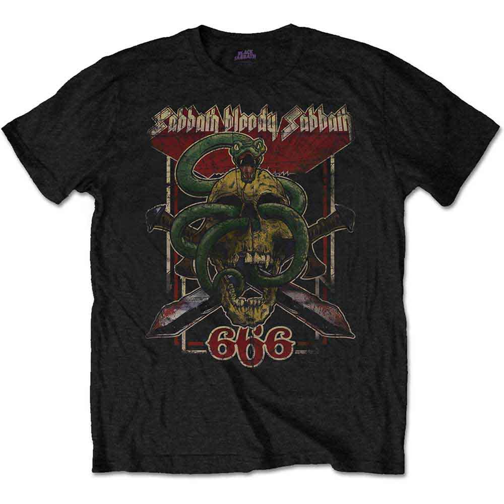 Black Sabbath Bloody Sabbath 666 Mens T Shirt