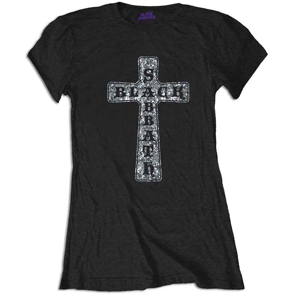 Black Sabbath Cross Womens T Shirt