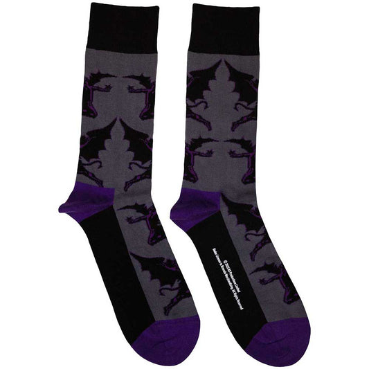 Black Sabbath Demons Socks Black