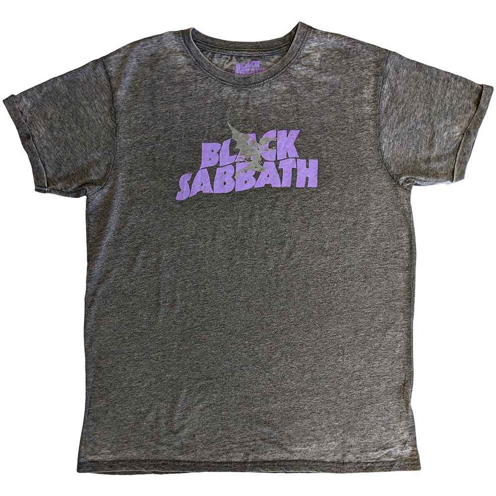 Black Sabbath Logo & Daemon Mens T Shirt