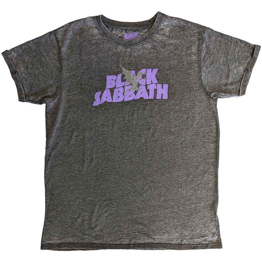 Black Sabbath Logo & Daemon Mens T Shirt