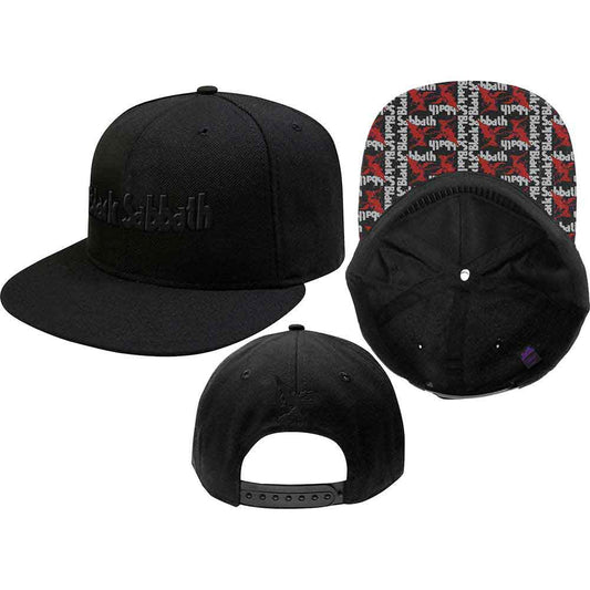 Black Sabbath Logo & Demon Hat Black