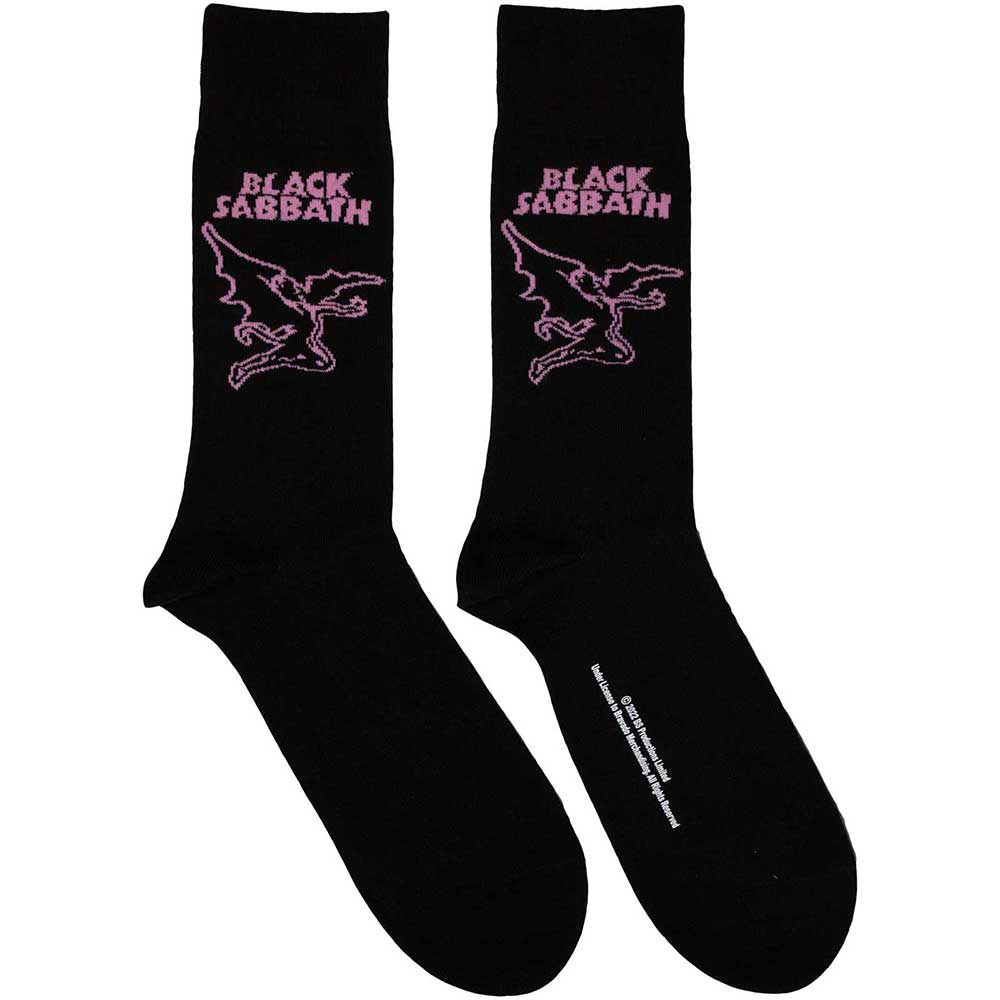 Black Sabbath Master of the Universe Socks Black