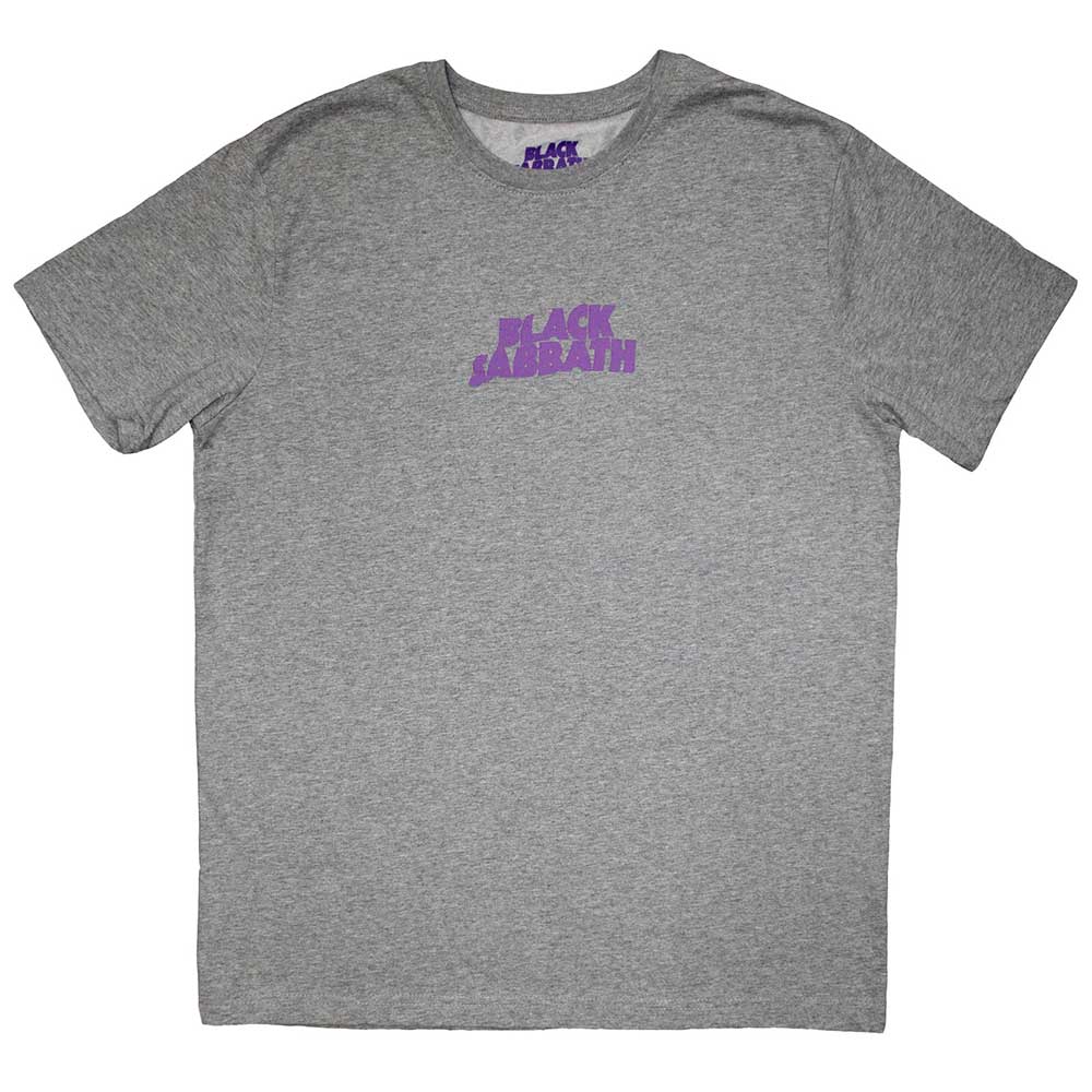 Black Sabbath Mini Wavy Logo Mens T Shirt