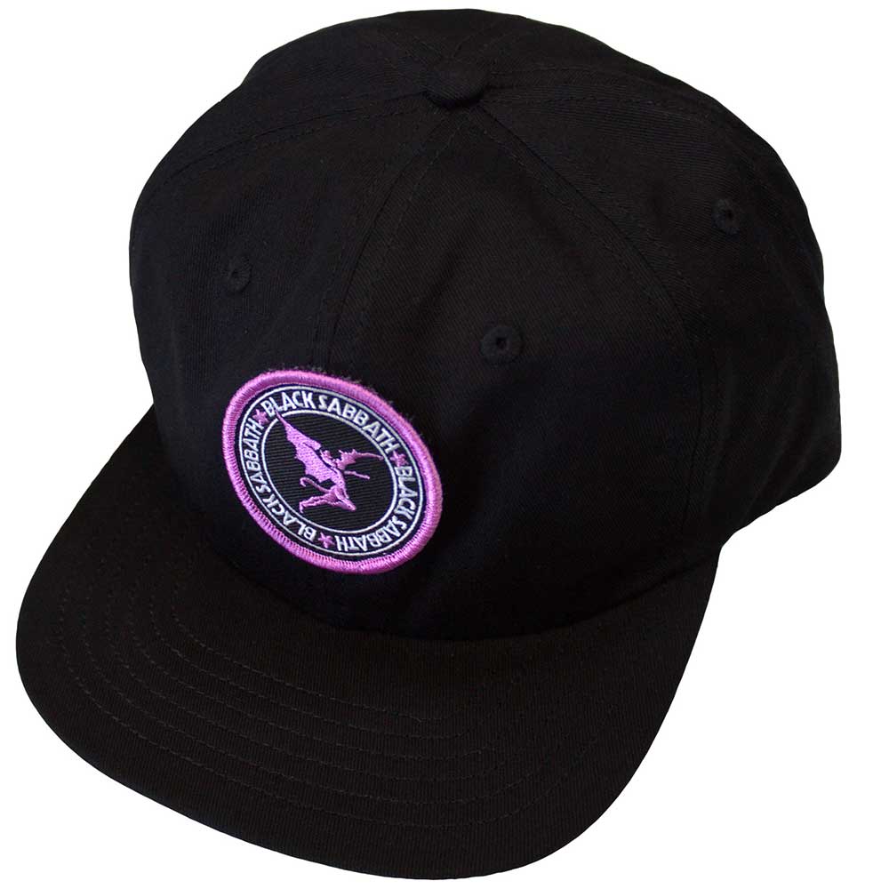 Black Sabbath Purple Daemon Emblem Hat Black