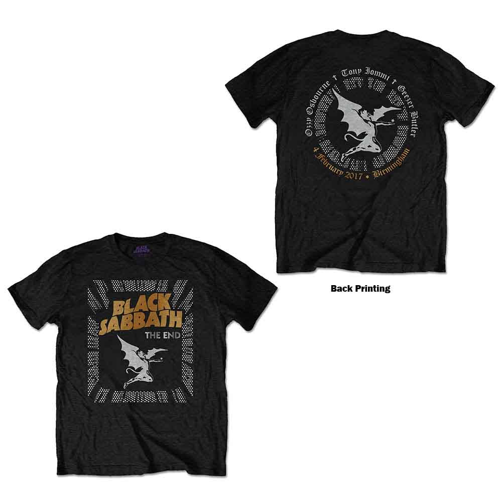 Black Sabbath The End Demon Mens T Shirt