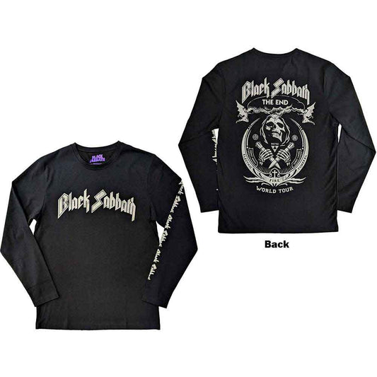 Black Sabbath The End Mushroom Cloud Long Sleeve Shirt
